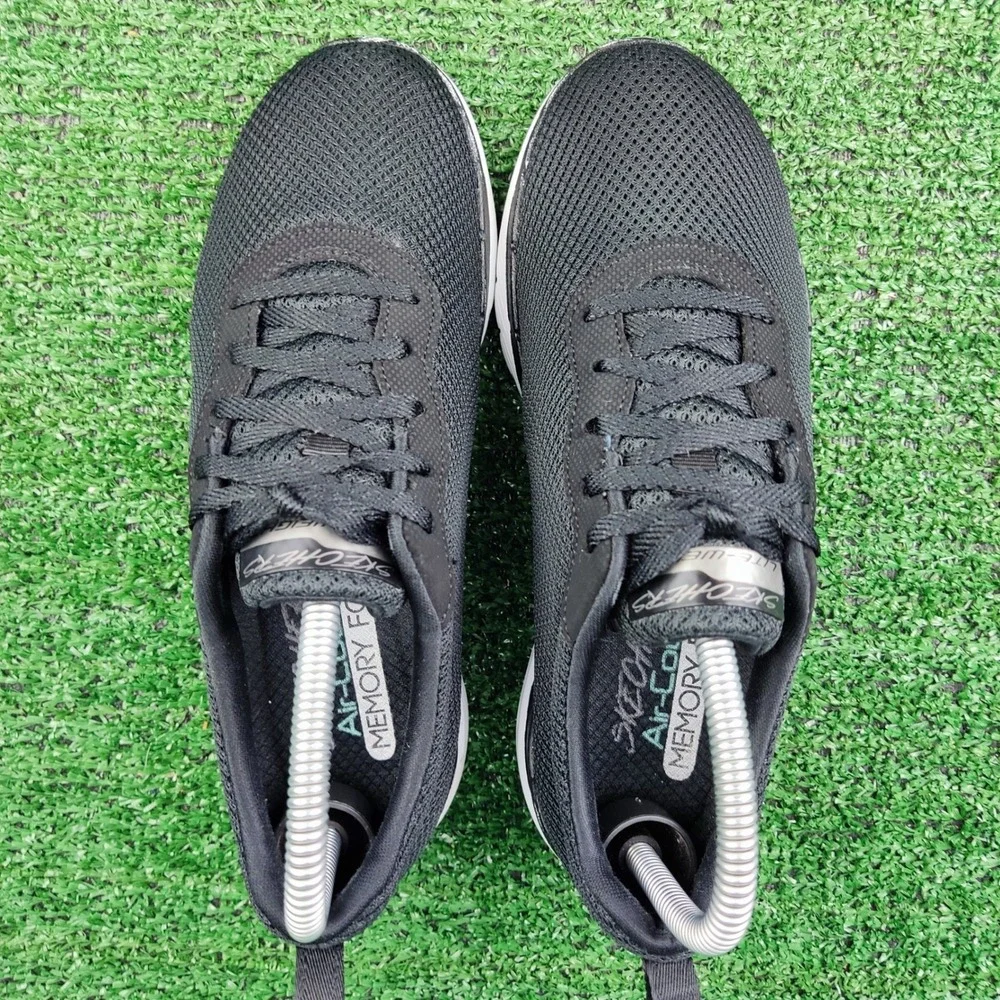 Skechers Sneakers Womens 7 Black Flex Appeal 4.0 Brilliant View Mesh Athletic